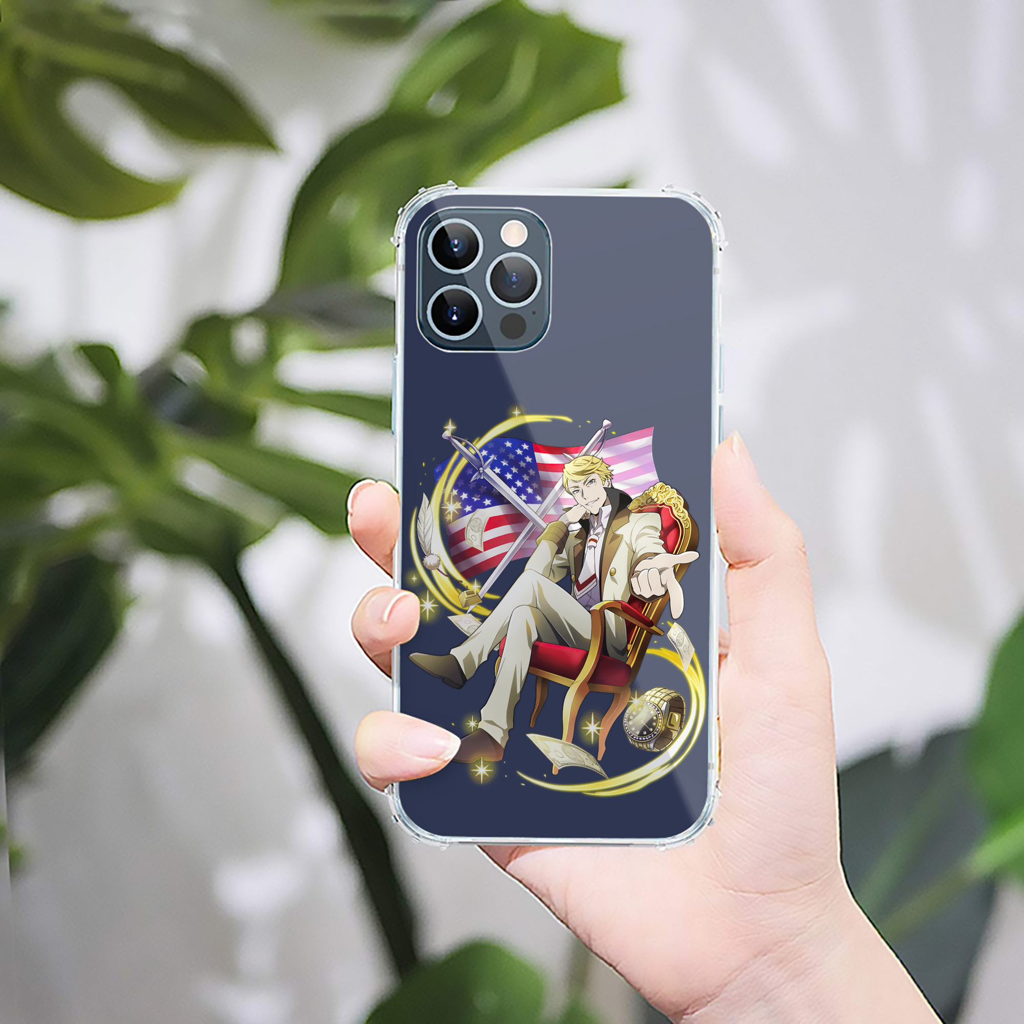（画像用） 文豪ストレイドッグス Bungo Stray Dogs 【iPhone 12シリーズ対応】透明スマホケース（クリアソフトケース）